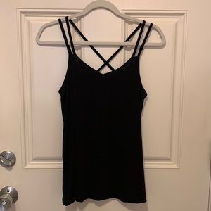 Beyond Yoga silky lightweight camisole tank top Size Small Color Black stripes